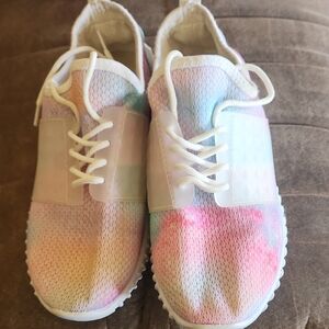 Zone Pro Pastel Tie-Dye Sneakers with White Accents